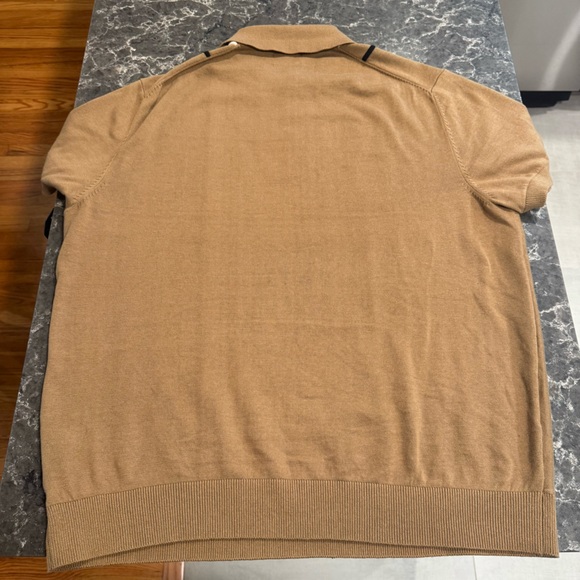 NWT Ben Sherman Tan Knit Polo - Picture 2 of 9